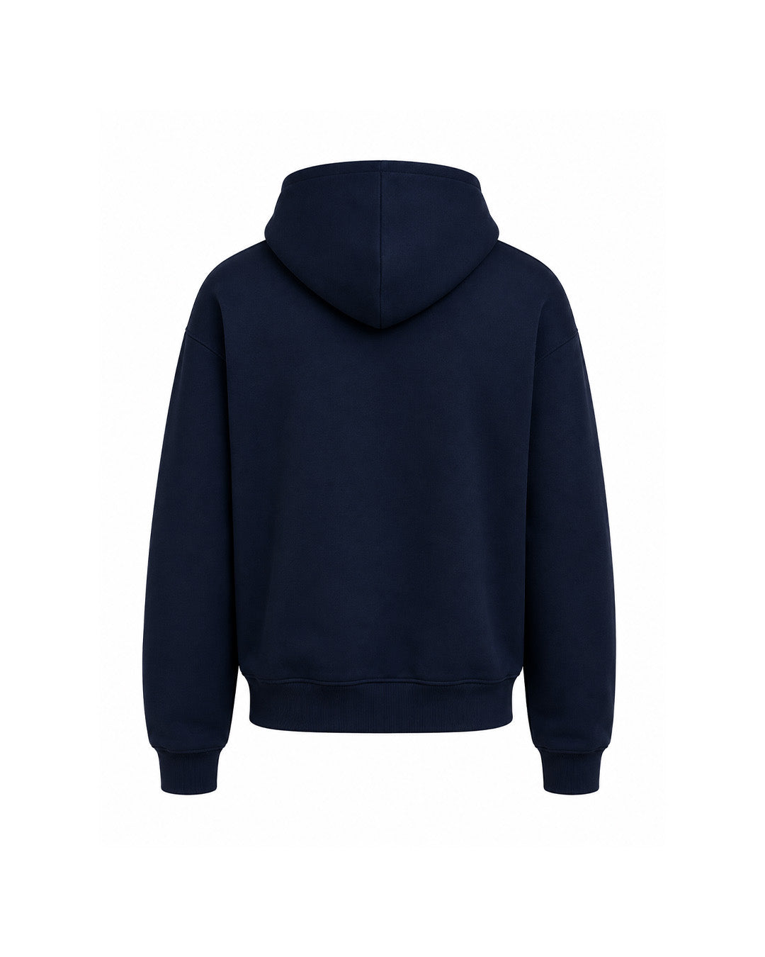 Aftermath Zipper Hoodie Navy Blue