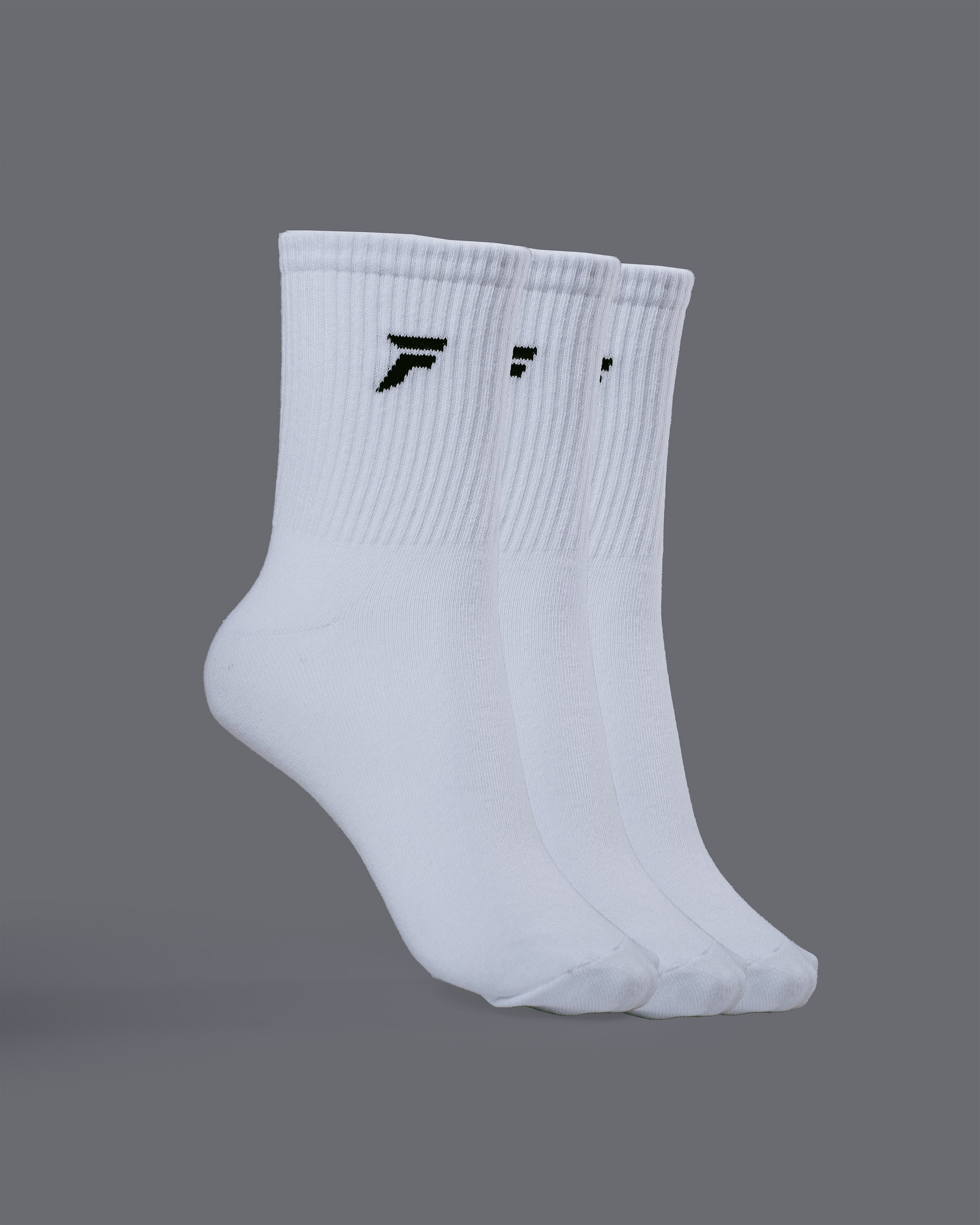 Sport Socks White 3-pack