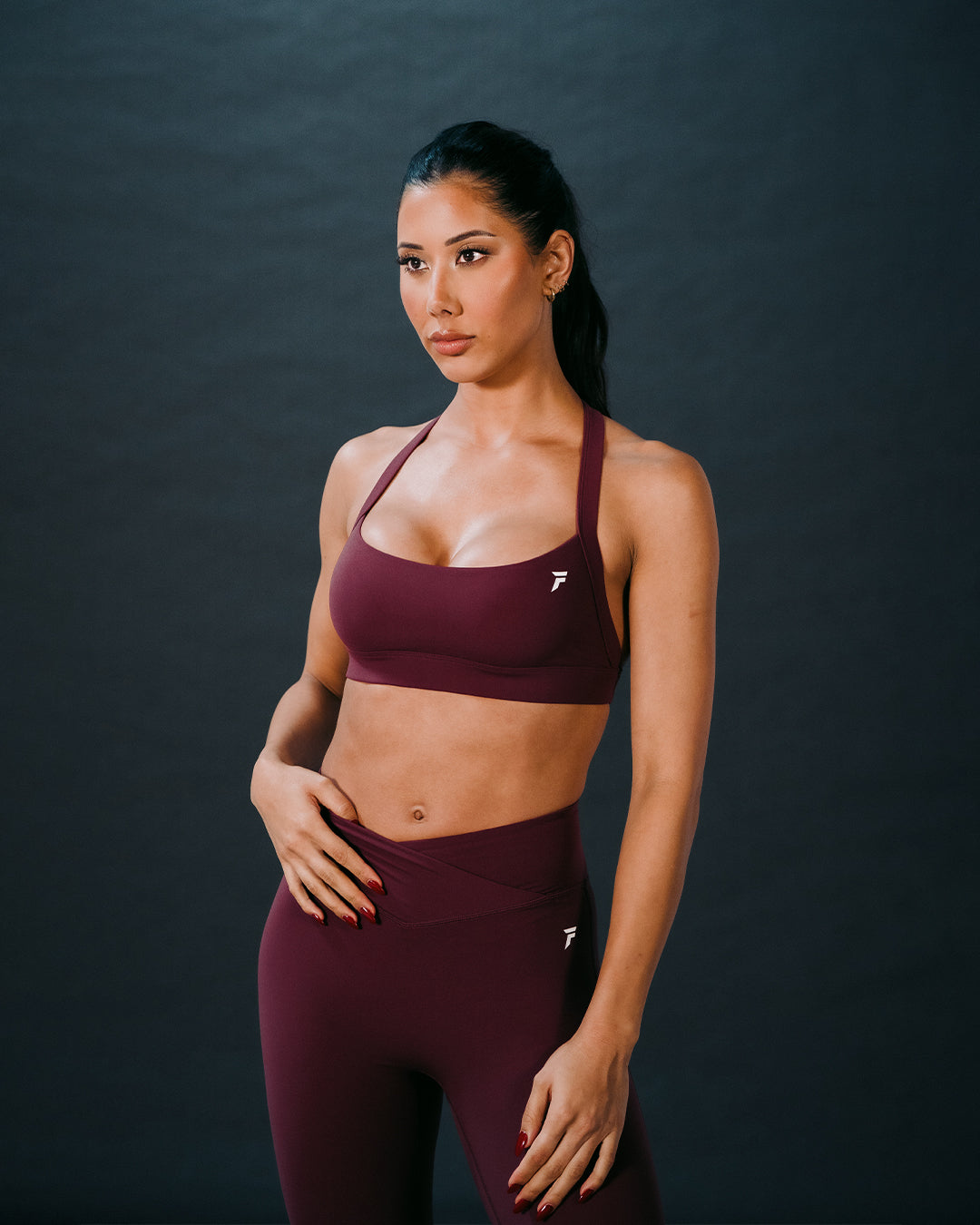 Vital Sports Bra Burgundy