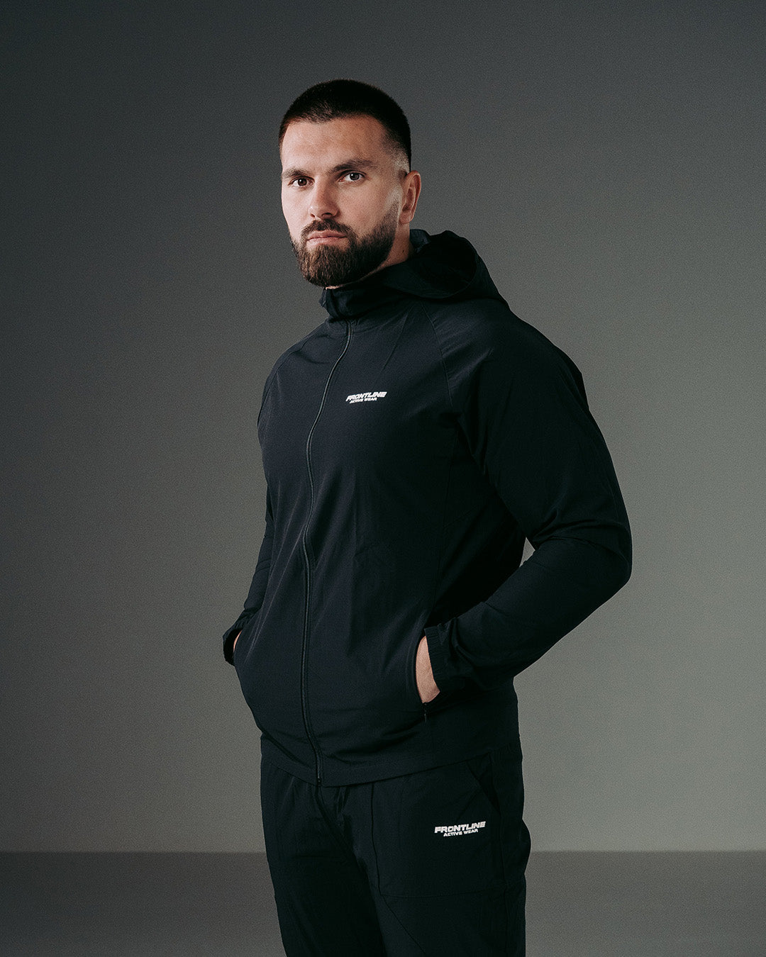 Vital Windbreaker Jacket Black