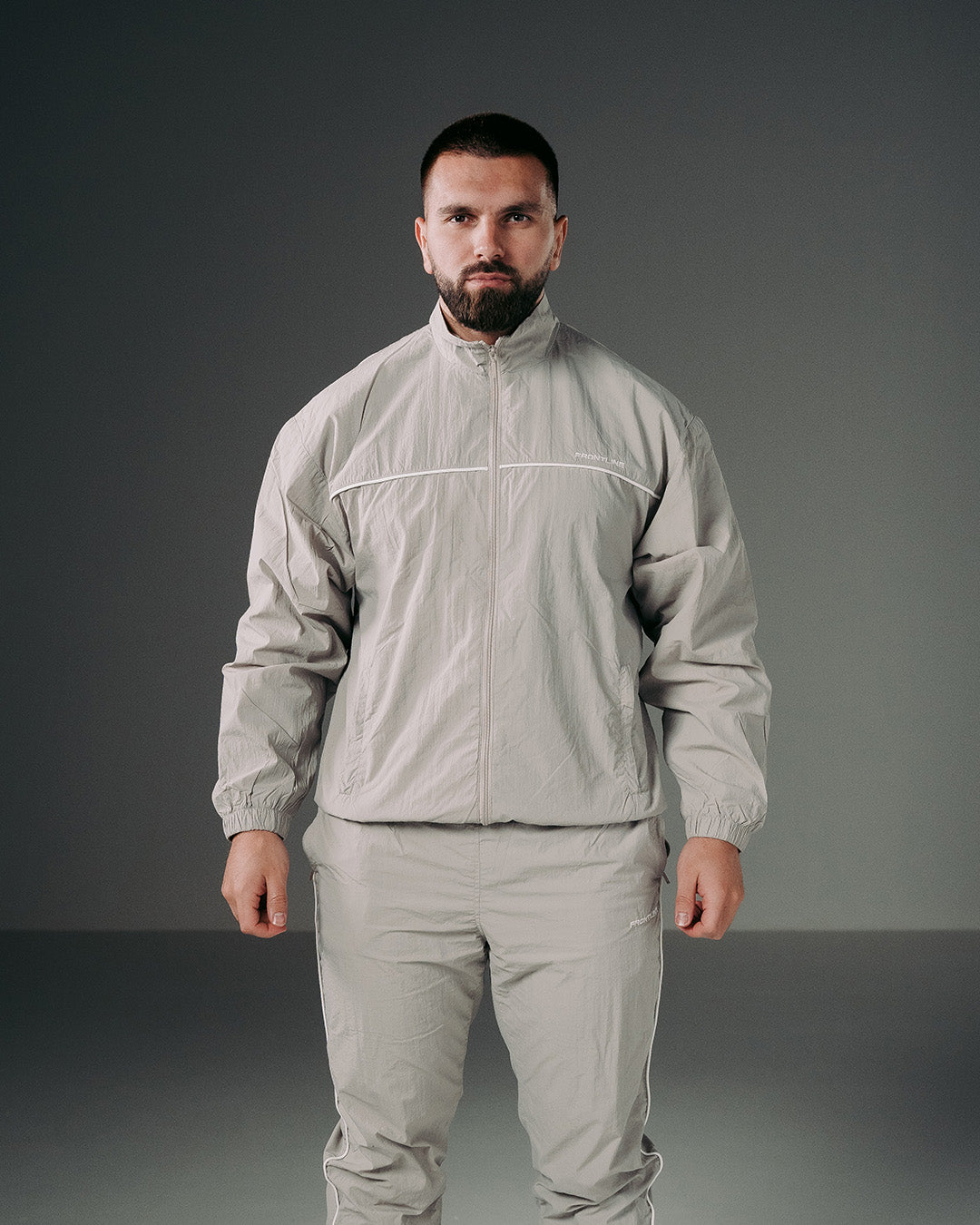 Aftermath Windbreaker Jacket Grey