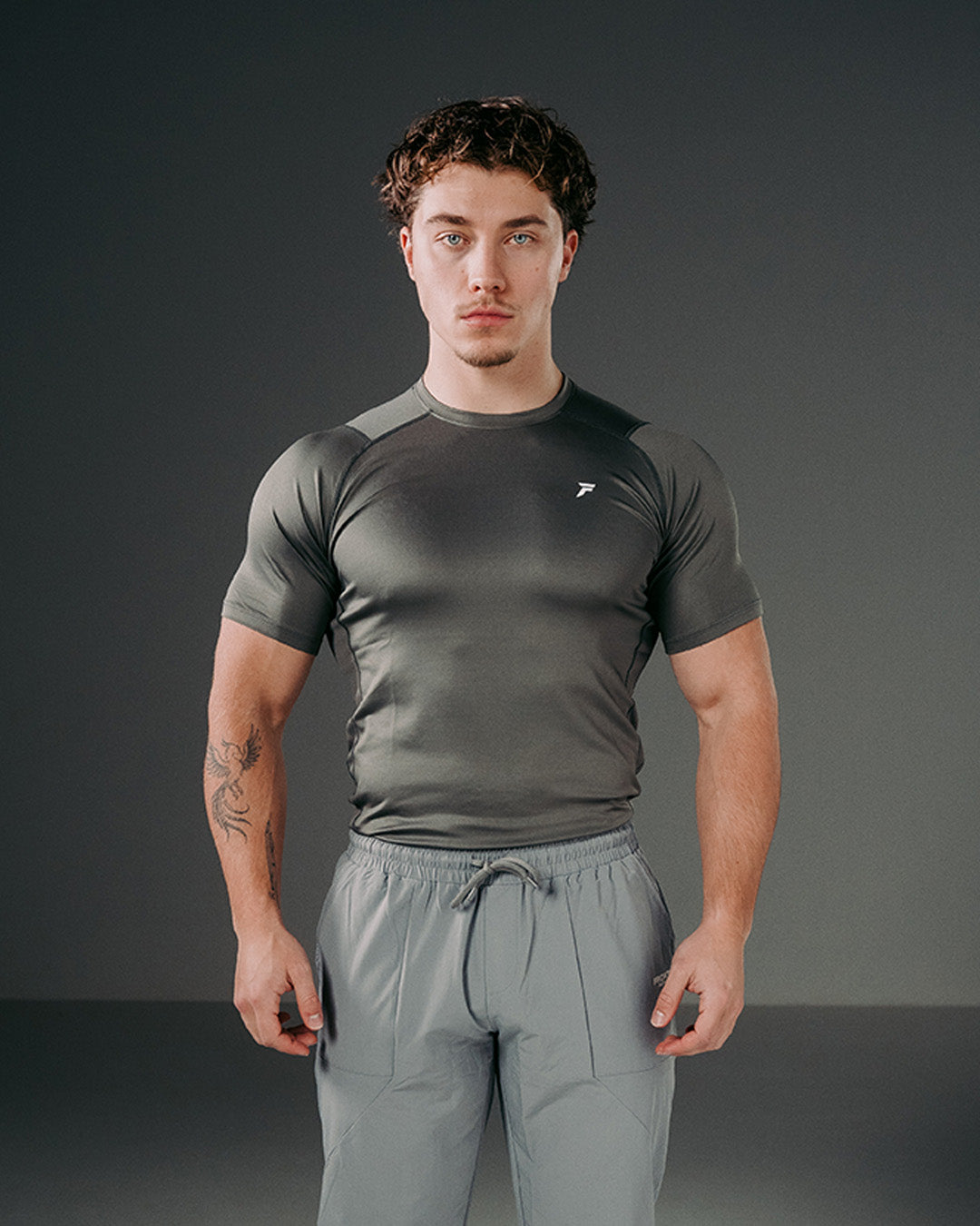 Vital Compressed T-Shirt Grey