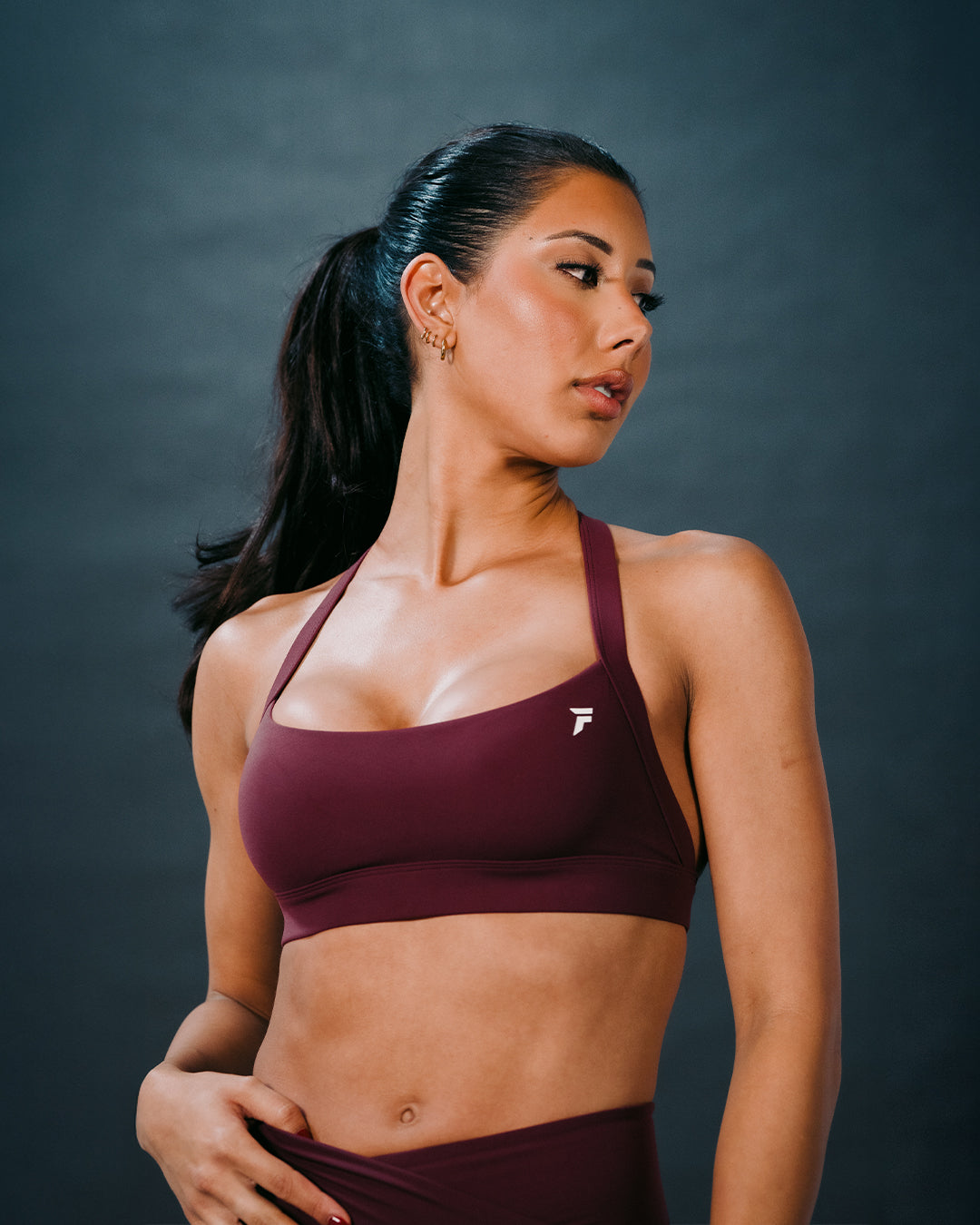 Vital Sports Bra Burgundy