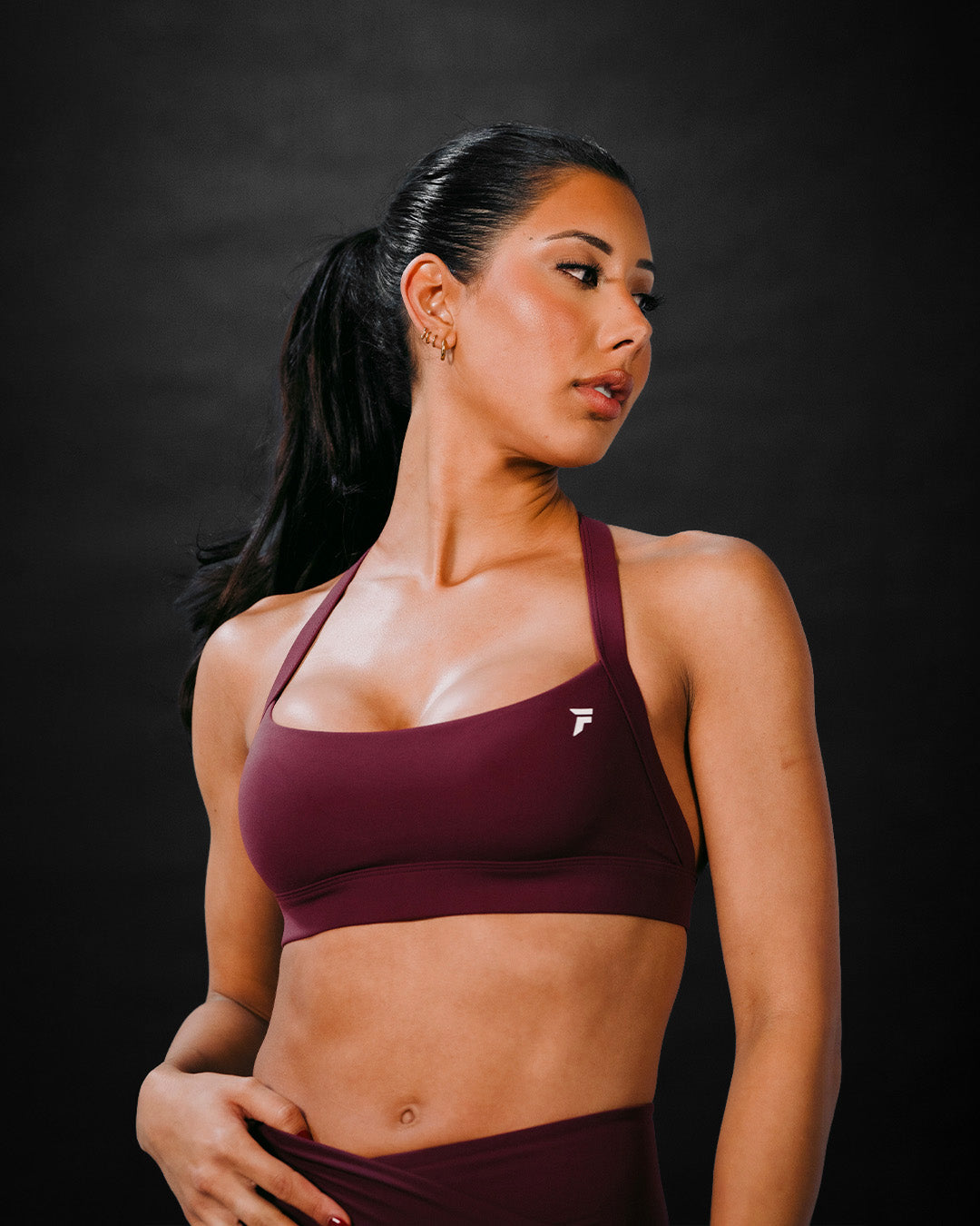 Vital Sports Bra Burgundy