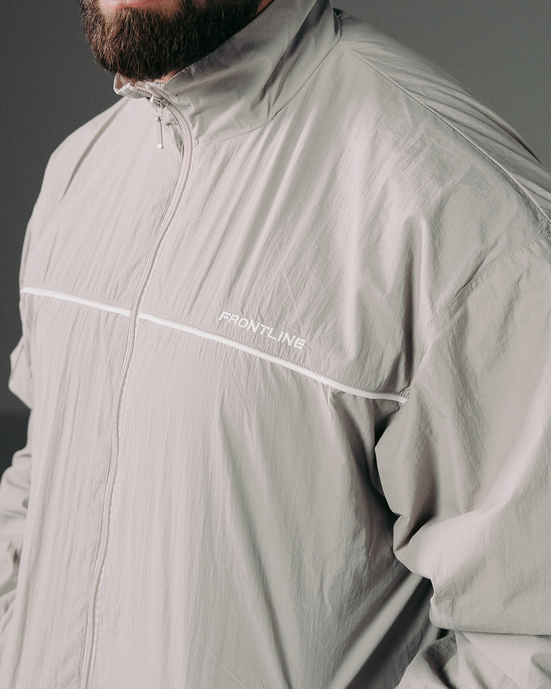 Aftermath Windbreaker Jacket Grey
