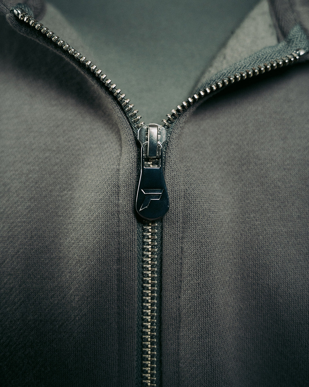 Aftermath Zipper Hoodie Grey