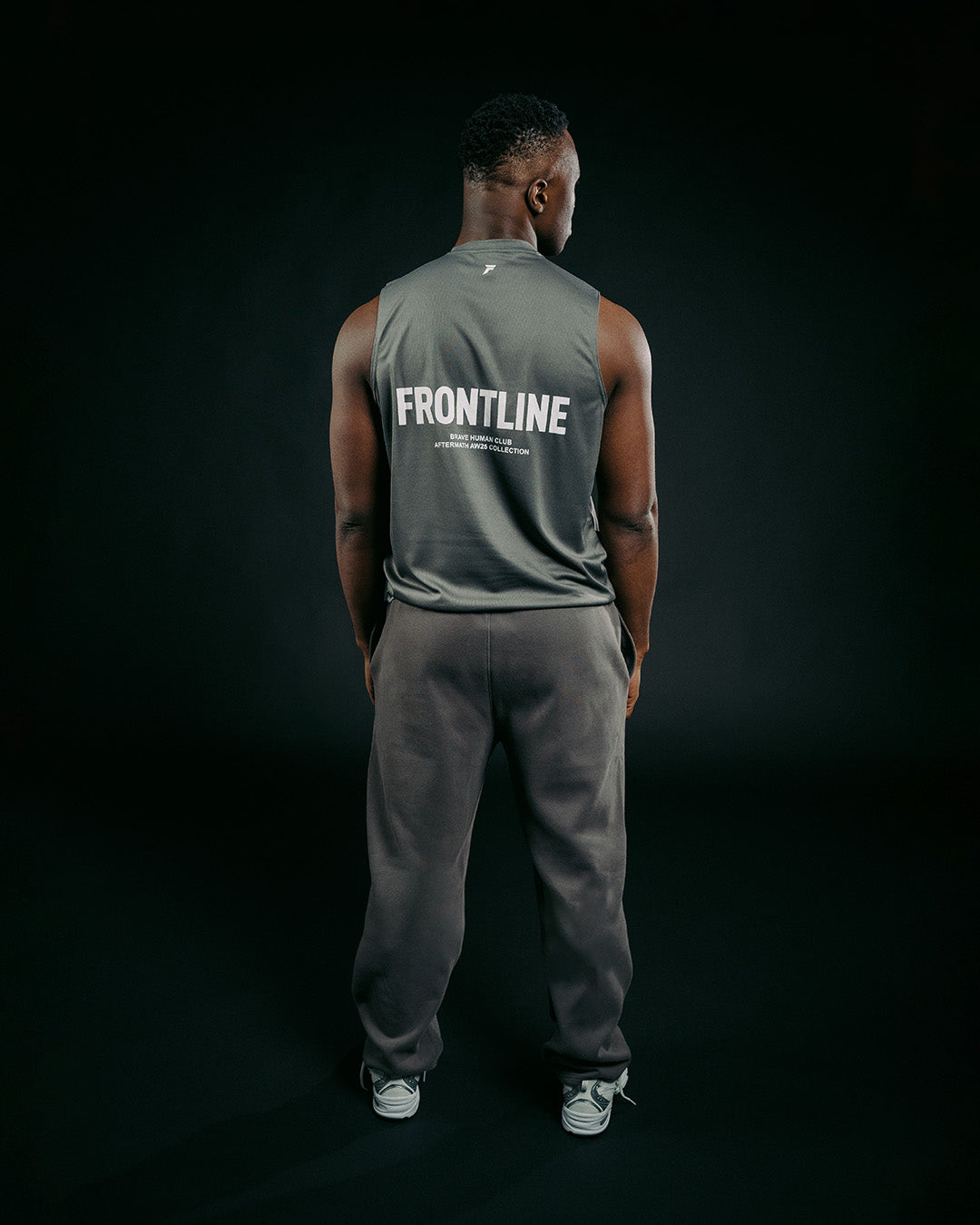 Aftermath Oversized Tank Grey