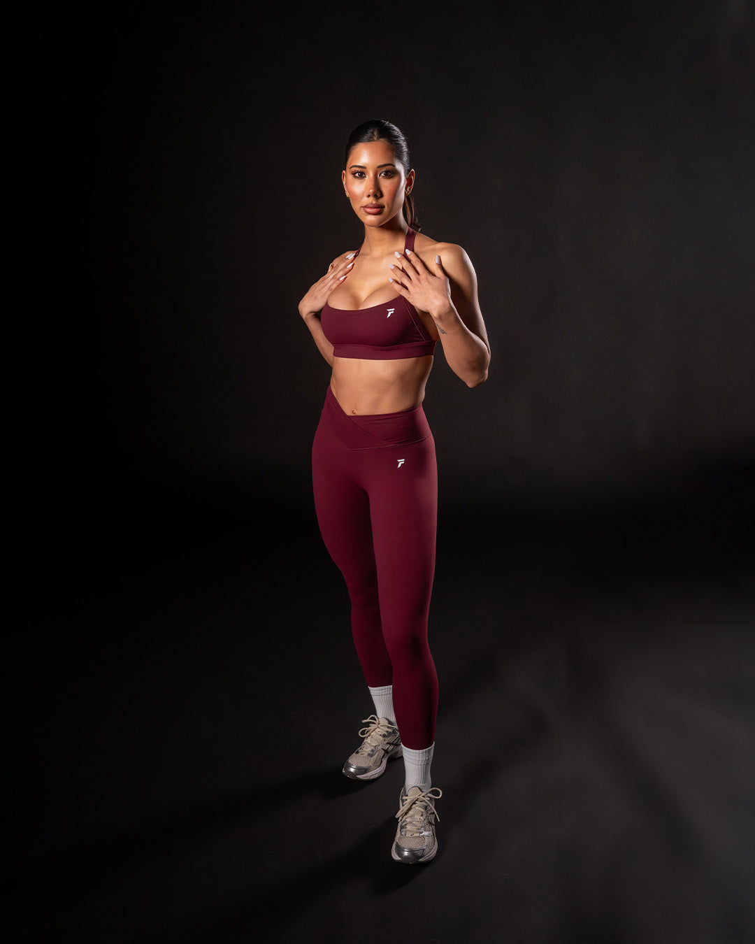 Core Legging Burgundy