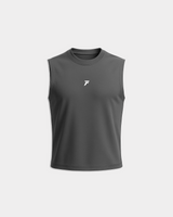 Aftermath Oversized Tank Grey
