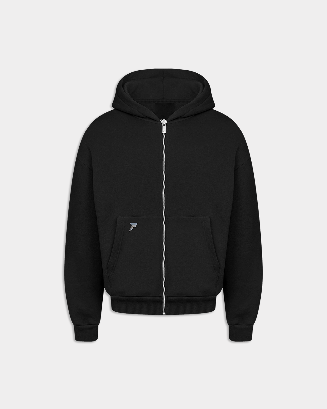 Aftermath Zipper Hoodie Black