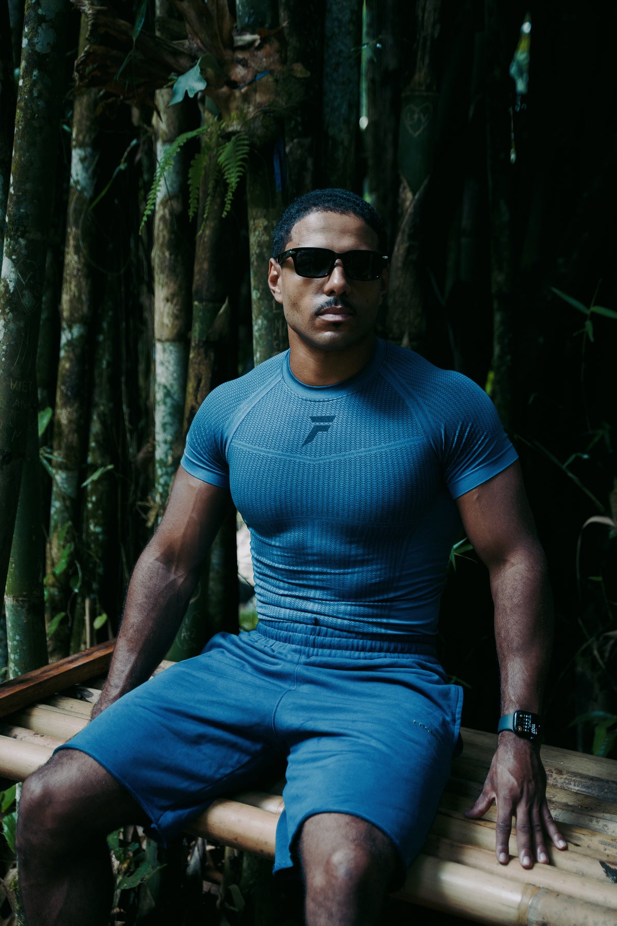 Anabolic Compression Shirt Blue
