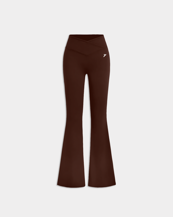 Vital Flared Leggings Espresso Brown