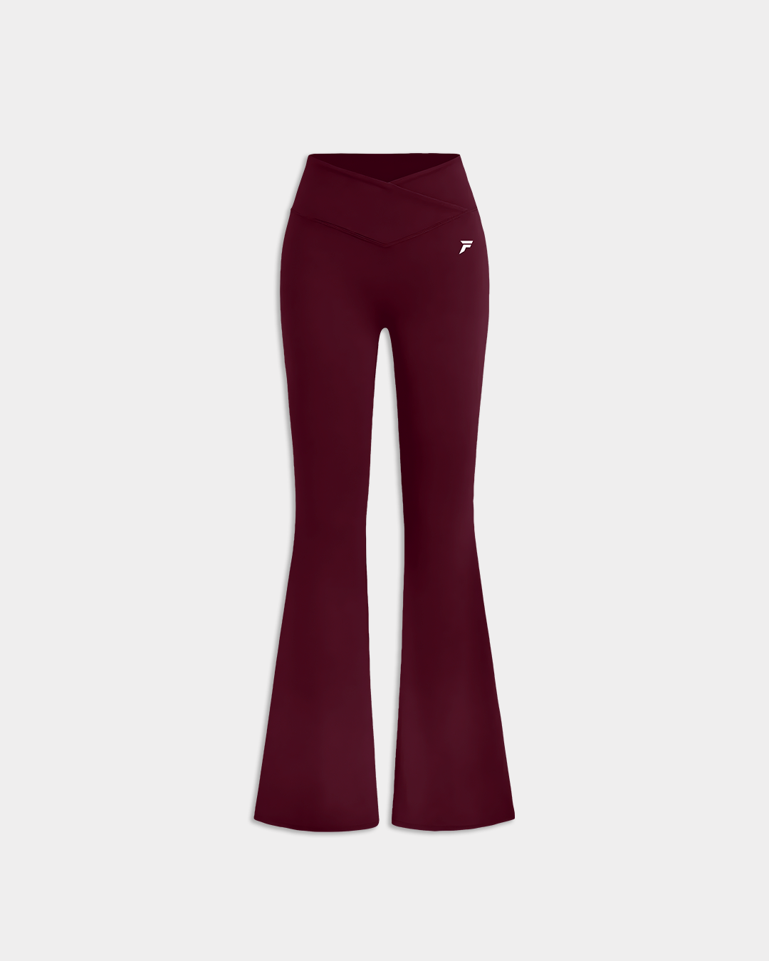 Vital Flared Leggings Burgundy