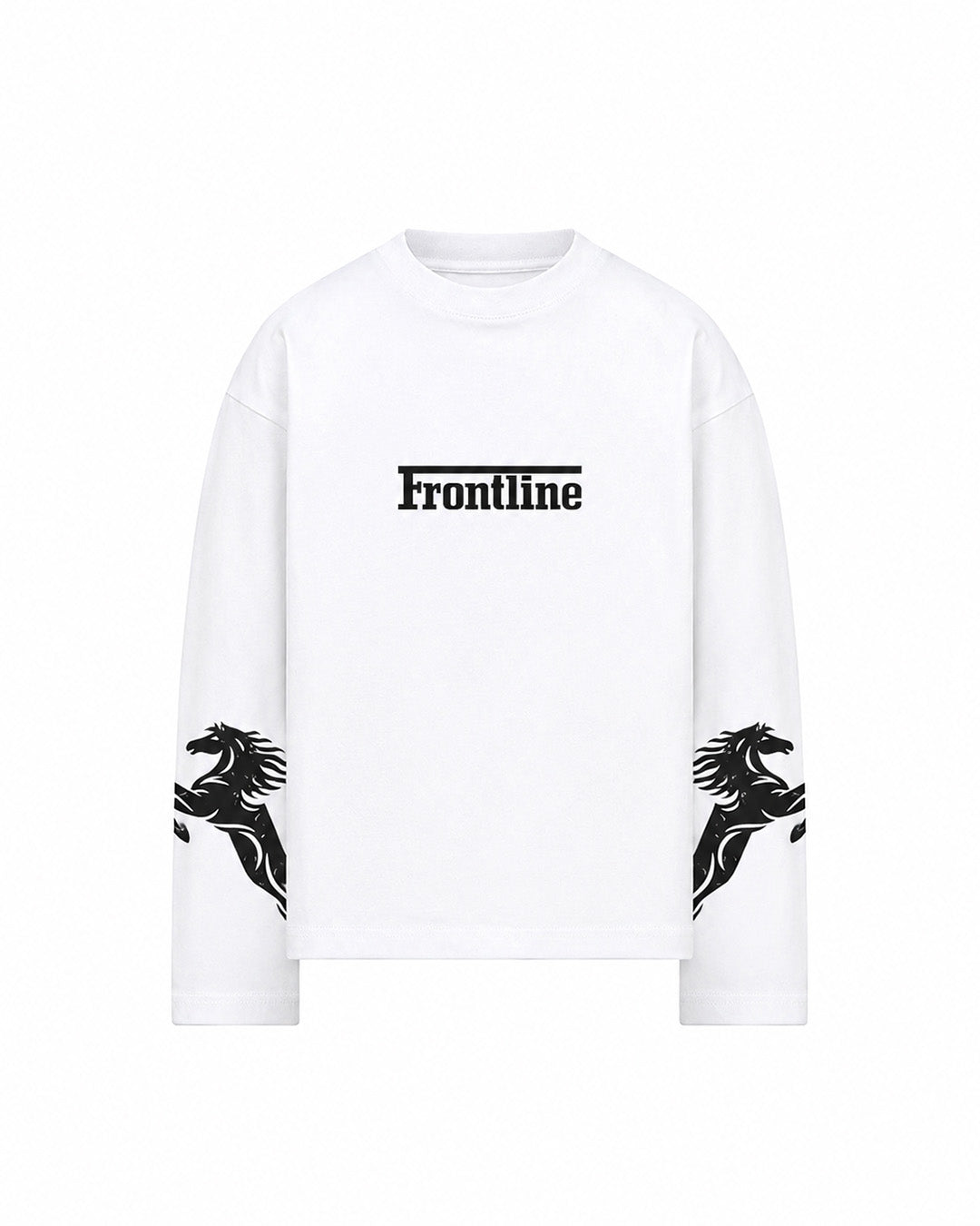 Long Sleeve Racing club White