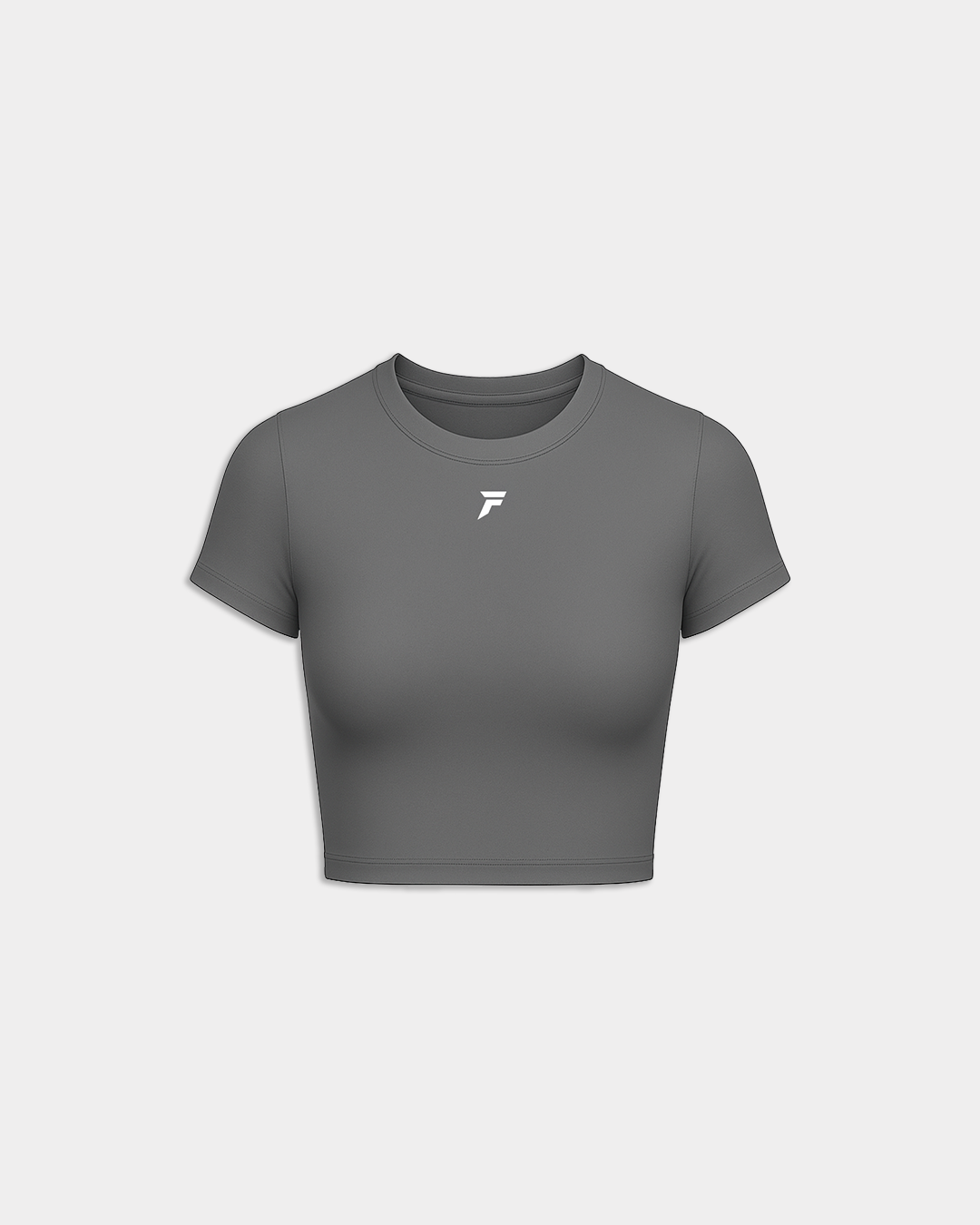 Sculpt Croptop Shirt Grey