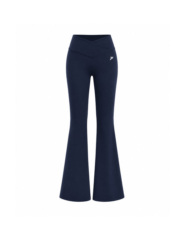 Vital Flared Leggings Navy Bleu