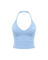 Support Halter Neck Top Sky Blue